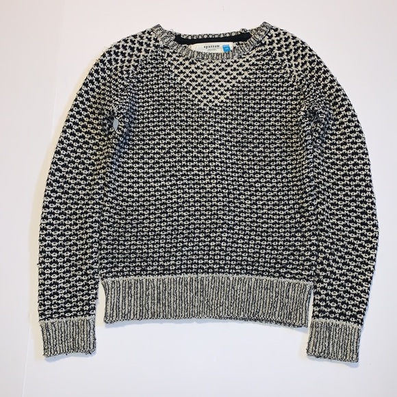Anthropologie Sparrow Black and White Knit Sweater - Women’s Size XS - Picture 2 of 11
